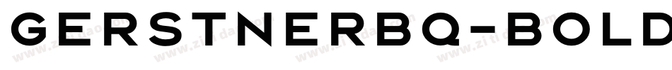 GerstnerBQ-Bold字体转换