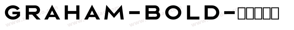 Graham-Bold字体转换