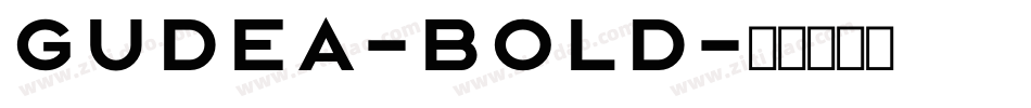 Gudea-Bold字体转换