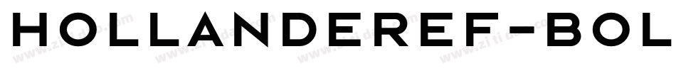 HollanderEF-Bold字体转换