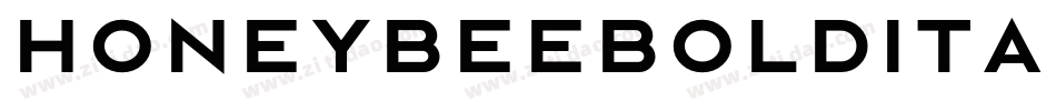 HoneybeeBoldItalic-4qgD字体转换
