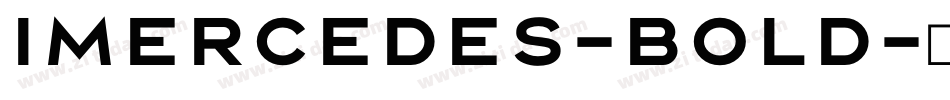 Imercedes-Bold字体转换