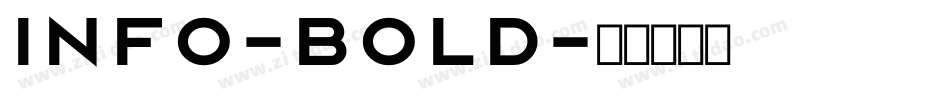 Info-Bold字体转换