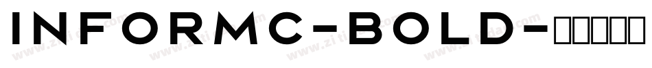 InformC-Bold字体转换