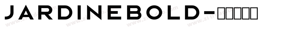 JardineBold字体转换