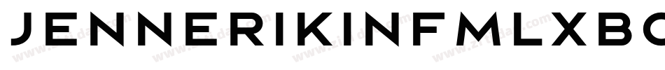 JennerikInfmlXBold字体转换