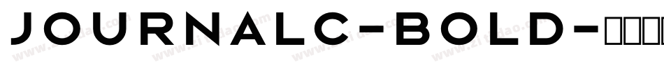 JournalC-Bold字体转换