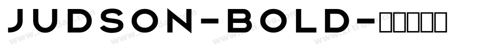 Judson-Bold字体转换