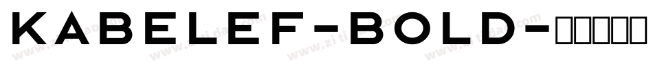 KabelEF-Bold字体转换