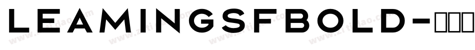 LeamingSFBold字体转换