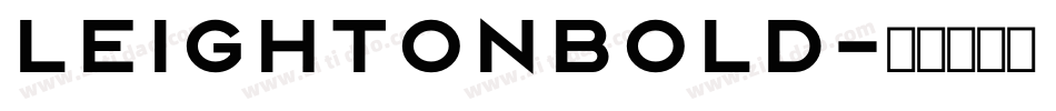 LeightonBold字体转换