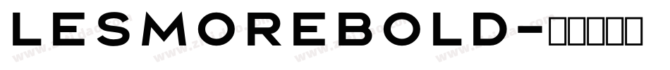 LesmoreBold字体转换
