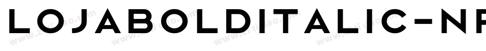 LojaBoldItalic-nRgw4字体转换