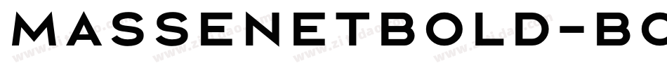 MassenetBold-Bold字体转换