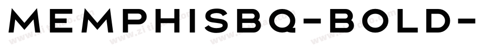 MemphisBQ-Bold字体转换