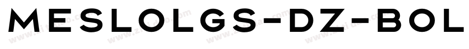 MesloLGS-DZ-BoldItalic-11字体转换