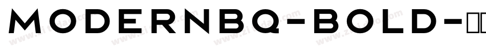 ModernBQ-Bold字体转换