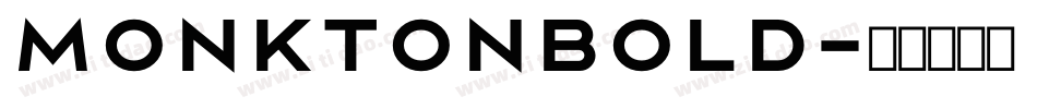 MonktonBold字体转换