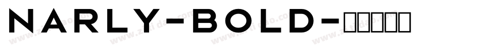 Narly-Bold字体转换