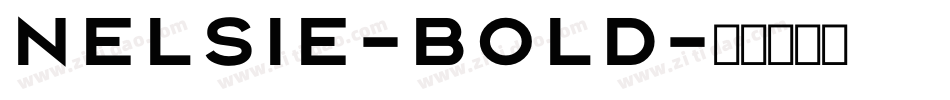 Nelsie-Bold字体转换