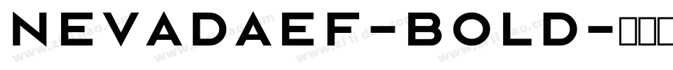 NevadaEF-Bold字体转换