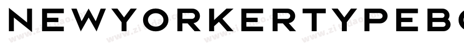 NewyorkertypeBold字体转换