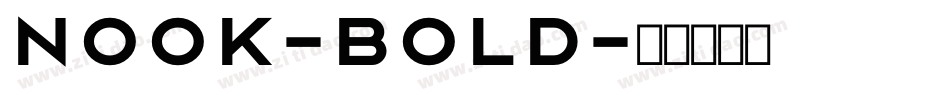 Nook-Bold字体转换