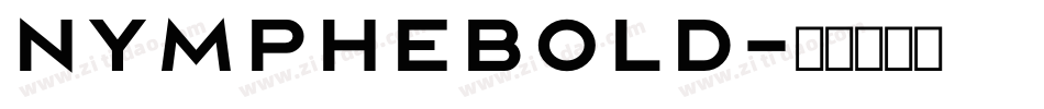 NympheBold字体转换
