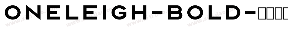 Oneleigh-Bold字体转换