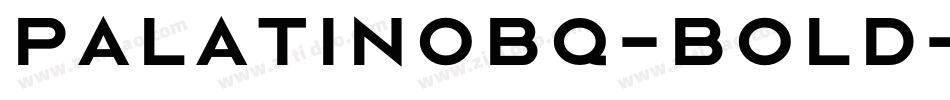 PalatinoBQ-Bold字体转换