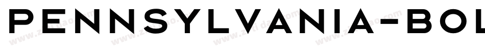 Pennsylvania-Bold字体转换