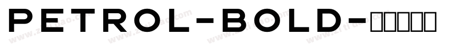 Petrol-Bold字体转换