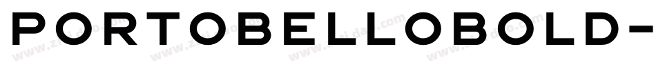 PortobelloBold字体转换