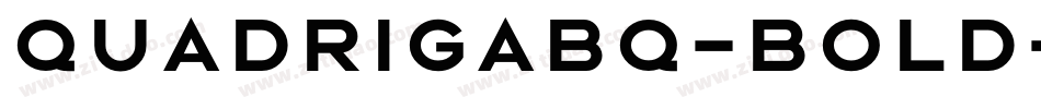 QuadrigaBQ-Bold字体转换