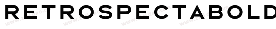 RetrospectaBold字体转换