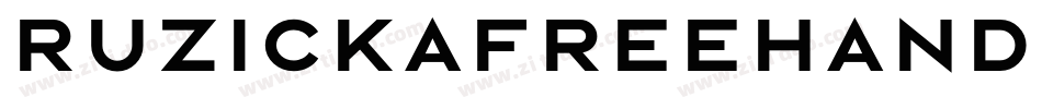 RuzickaFreehandLH-Bold字体转换