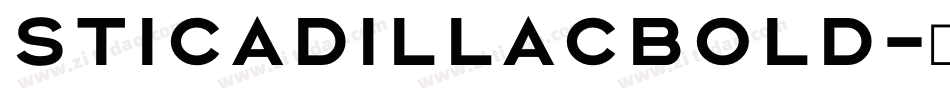 STICadillacBold字体转换