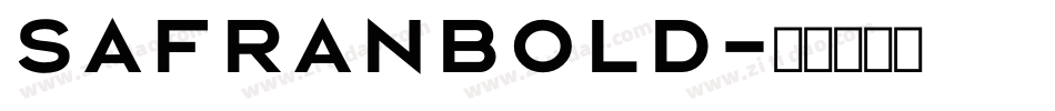 SafranBold字体转换