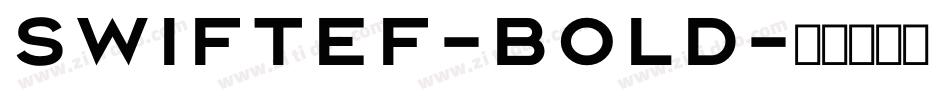 SwiftEF-Bold字体转换