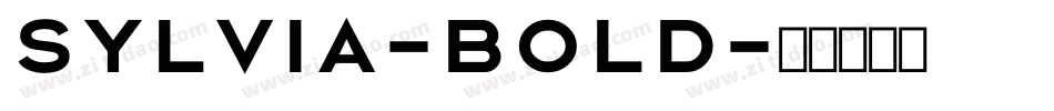 Sylvia-Bold字体转换