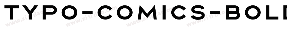 TYPO-COMICS-Bold-Italic-DEMO字体转换