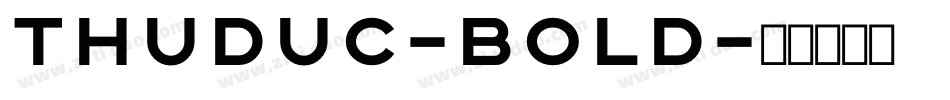 Thuduc-Bold字体转换