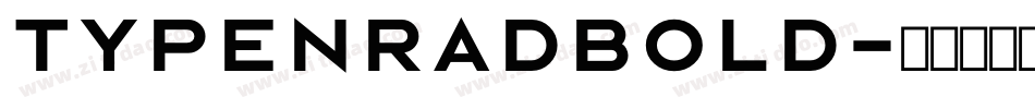 TypenradBold字体转换