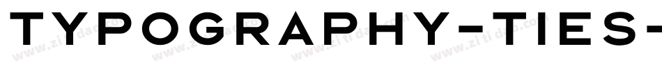 Typography-ties-Bold字体转换