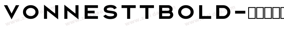 VonnesTTBold字体转换