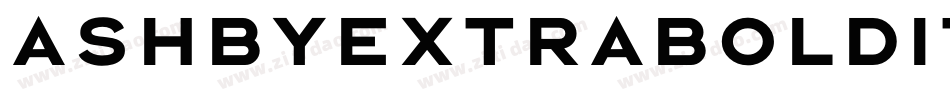 AshbyExtraBoldItalic-1lg字体转换