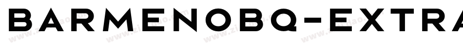 BarmenoBQ-ExtraBold字体转换