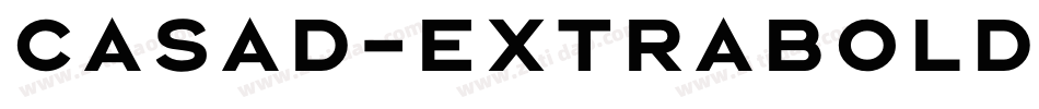 Casad-ExtraBold字体转换