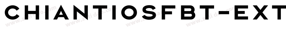 ChiantiOSFBT-ExtraBold字体转换