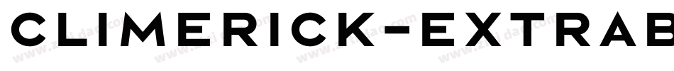 Climerick-ExtraBold字体转换